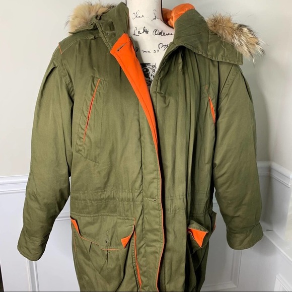 Gallery green duck down hood utility‎ field jacket - Picture 4 of 12